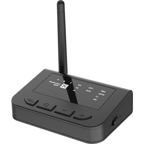 Bluetooth 5.0 CSR8675 Long Range 70 Meter Aptx HD LL Low Latency SPDIF Optical Aux Transmitter Receiver Wireless TV Adapter