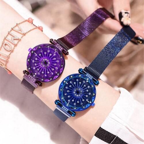 Sky Watch Women Watches Luxury Ladies Magnetic Starry Fashion Diamond Female Quartz Wristwatches Relogio Feminino Reloj Mujer