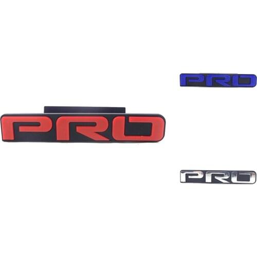 Colored Letters Emblems for Toyota TACOMA 4RUNNER Offroad TRD PRO Car Styling Front Grille Badge Grill Logo