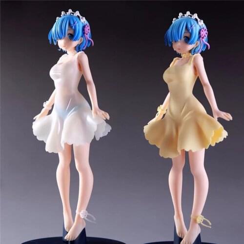 Action Figure Collection Model Toy Anime Re:life in a Different World from Zero Fiugre Rem Dress Ver. PVC 23cm First Edition