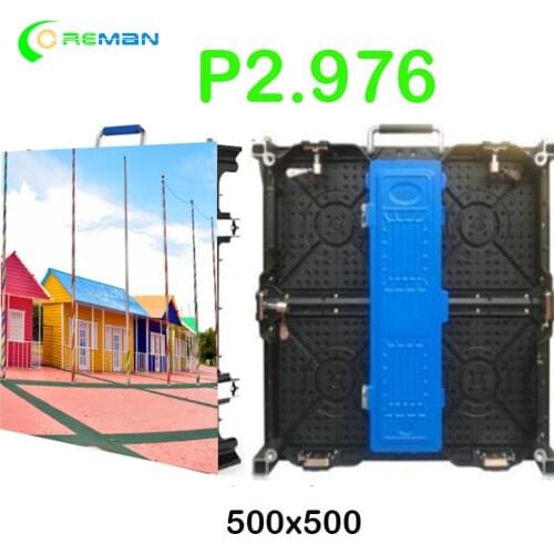 Curve led display p2.9 p2.97 full color slim led cabinet 500x500mm indoor 90 degree 45 led video wall p3.91 p4.81