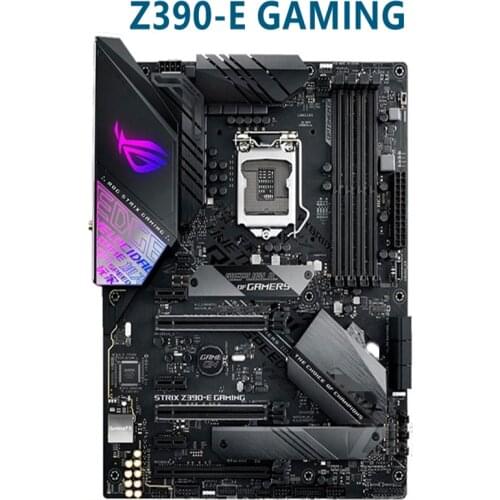 For aSUS ROG STRIX Z390-E GAMING Z390 Motherboard Socket LGA 1151 i9 i7 i5 i3 DDR4 PCI-E3.0