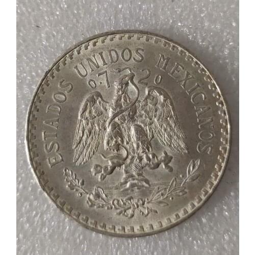 Mexico 1 Peso Old 100% Real Silver Original Coins Collectible Coin