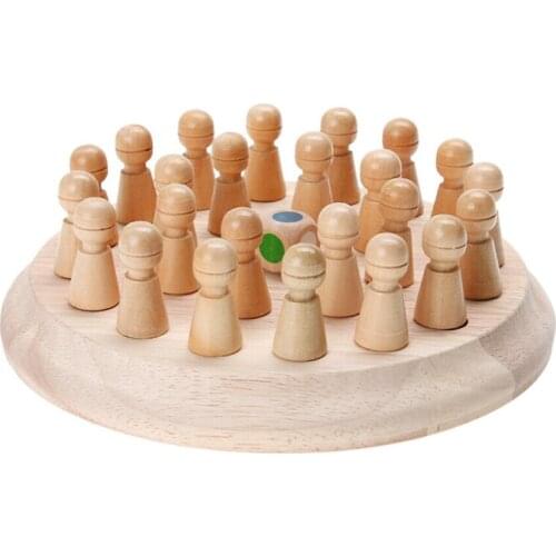 2019 New Kids Wooden Memory Match Stick Chess Game Educational Toys Parent-Child Interaction Toy
