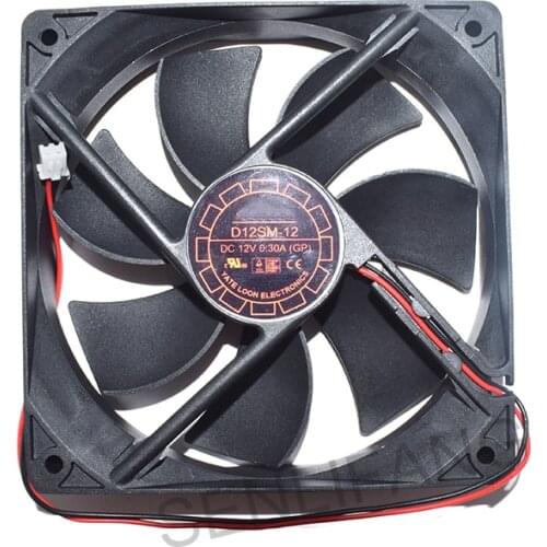 Genuine 120 * 120 * 25 mm 12 cm/cm ultra-quiet power supply 12 v fan D12SM - 12 Cooling Fan