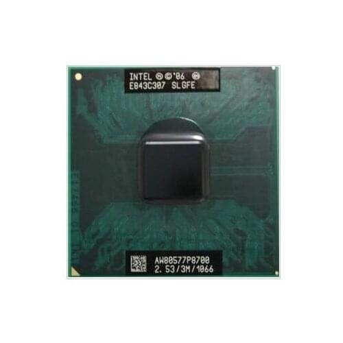 Lntel Core 2 Duo Mobile P8700 Dual Core 2.53GHz 3M 1066MHz Socket 478 CPU Processor(working 100% Free Shipping)