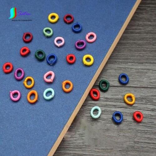 DIY Handmade Chinese Knot Coils Hot Ring Necklace Bracelet Buddhism Car Pendant Clothes Decorative Ring 7mm 300pcs/lot S496P