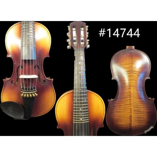 Strad Style SONG maestro inlay Frets 6 strings 4/4 violin, guitar scroll #14744