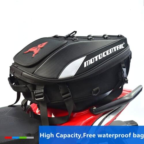 New Waterproof Motorcycle Tail Bag Multi-functional Durable Rear Motorcycle Seat Bag High Capacity Motorcycle Rider Backpack