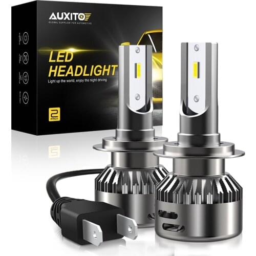 AUXITO H7 CSP Led Headlight H1 H8 H11 9005 HB3 HB4 9006 Led Canbus 6000k 12V Car Lamp For Lada Vesta Granta BMW F10 E39 E60 E83