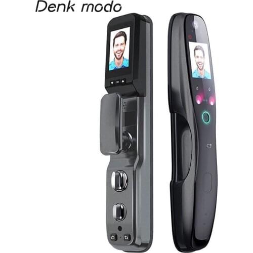 Denk modo Fingerprint Smart Lock Face Recognition intelligent Biometric Door Lock Keyless With WiFi Camera APP Password unlock