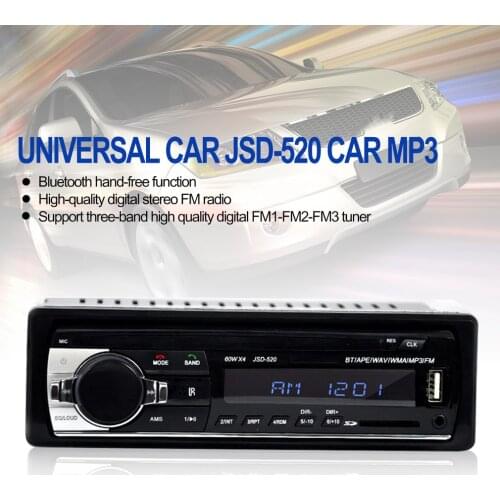 12V universal Car MP3 Car Stereo FM AUX Input Receiver SD USB MP3 Radio Player In-Dash Unit