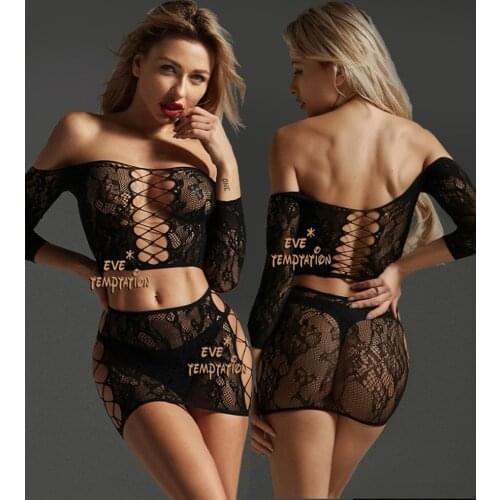 Sleepwear underwear Babydoll BODYSUIT Intimate Catsuit cosplay sexual Valentine nightwear dress sexy lingerie for women sets