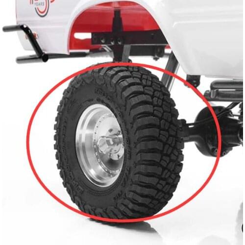 1/10 Scale RC Off Road Crawler Truck SSBFGoodrich Mud Terrain T/A KM3 1.7'' Tires for Trail Finder 2 Truck Kit (Z-K0054)