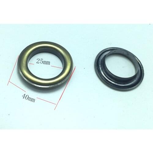 1 inch ( inner size ) Antique Bronze Round Eyelet Purse Grommets with Washers 25mm 300pcs/lot