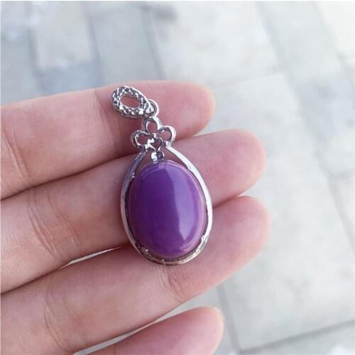 1pcs Natural Ziyun mother stone Beautiful pendant crystal gem birthday gift