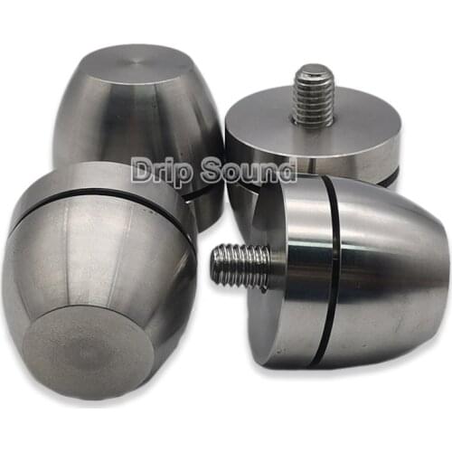 30mm S304 Stainless Steel Speaker Shockproof Spike Amplifier Isolation Stand Feet Holder Adjustable Damping Nail #Golden