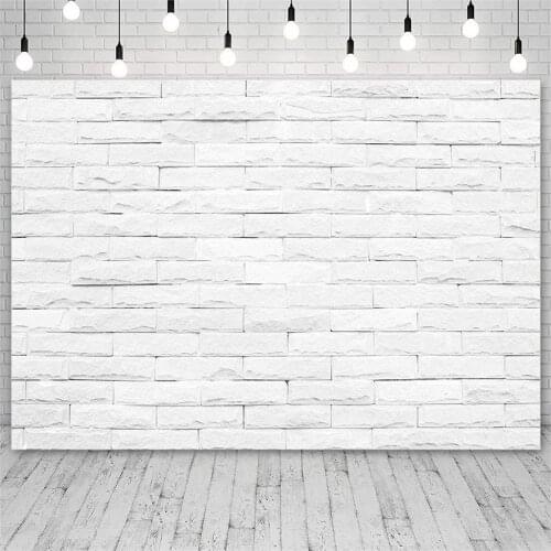 Avezano Backdrops Birthday White Brick Wall Children Portrait Photography Background For Photo Studio Photozone Photocall Decor