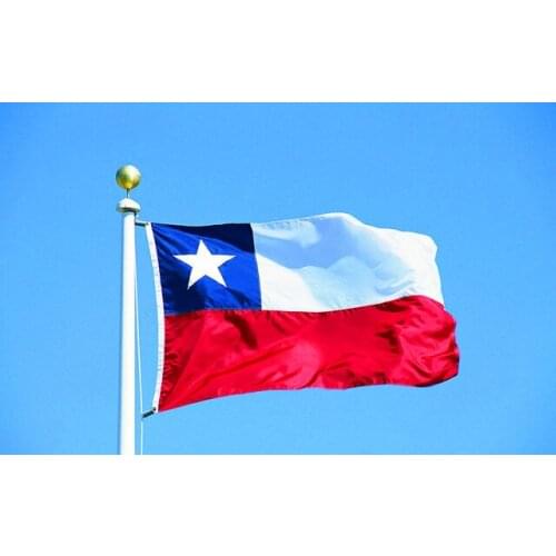 Free Shipping 90*150cm Hanging Chile National Flag