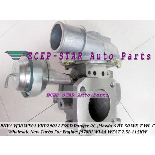 Free Ship RHV4 VJ38 VFD20011 WE01 Turbocharger Turbo For FORD Ranger 06- WLAA WEAT For MAZDA 6 BT50 BT-50 WE-T WL-C J97MU 2.5L
