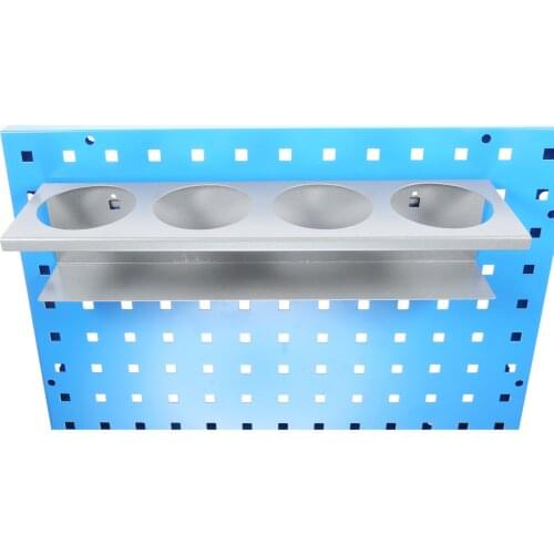 Bottles Holder Steel Dia 80mm Hole Wall Mounted Board Hook Toosl Storage Organizer for Glue/Oil Workshop/Garage/Kitchen/Bathroom