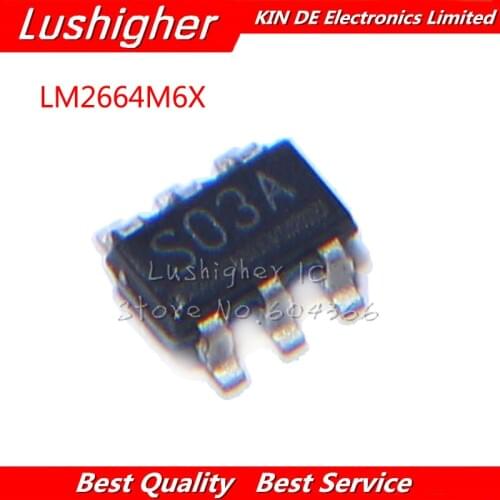 10pcs LM2664M6X LM2664 Screen S03A SOT23-6 LM2664M6