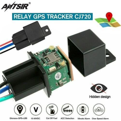 New CJ720 Car Tracking Relay GPS Tracker Anti-theft Real Time Device GSM Locator
