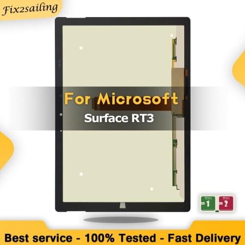 AAA+ Quality For Microsoft Surface 3 RT3 1645 RT 3 Touch Screen LCD Display Digitizer Assembly Repair Parts All Tested Workable