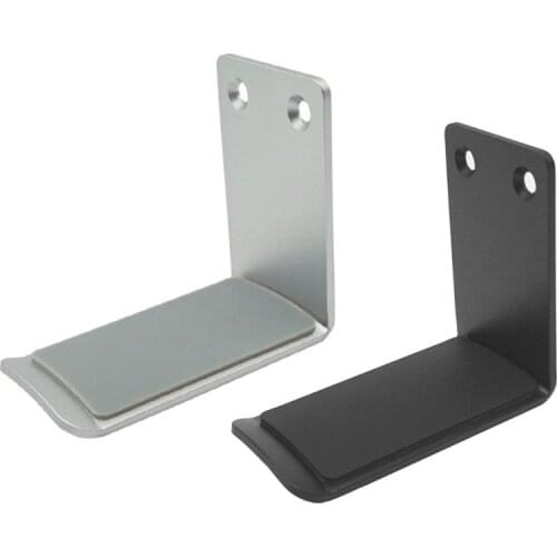 Metal Headphone Holder Desktop Wall Mount Hanging Hook Aluminum Alloy Stand Hanger for Headsets Portable Rack