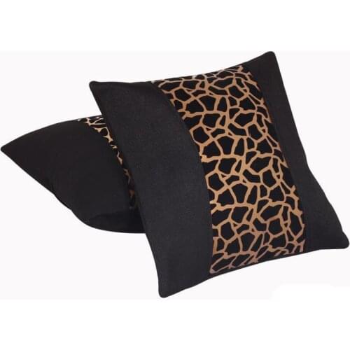 Fashion Leopard Cushion Pillow Europe Lumbar Pad Home Pillow Decoration Patchwork Sofa Cushion Luxury Decorative Pillow
