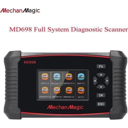 New MD698 OBD2 Car Diagnostics Scanner Tool for Auto ABS Airbag SAS Oil DPF EPB Reset ODB2 All Systems Automotive Scanner