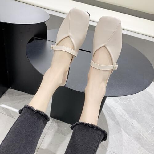 2020 spring new ladies slippers outside Half-drag PU fashion comfortable comfortable non-slip flat elegant trendy shoes U30-19
