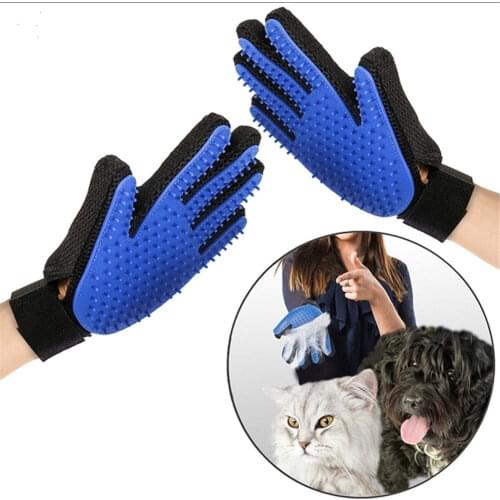 Cat Grooming Glove for Cats Wool Glove Pet Hair Deshedding Brush Comb Glove for Pet Dog Cleaning Massage Glove for Animal