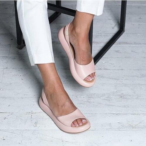Fashion Candy Color Women Sandals Flip Flops Summer Rome Slip-On Breathable Non-slip Shoes Woman Slides Solid Casual Female 569