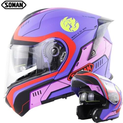 SOMAN Dirt Bike Helmet Motocross ECE Dh Helmets Goggles Motorcycle Motocross Helmet Racing MX Casco Moto Off Road Helmets SM633