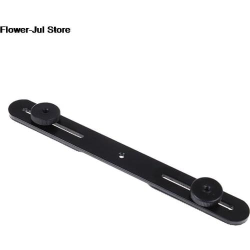 For 1/4 Screw Studio Tripod Light Stand Camera Camera Flashes Accessories Dual Flash Bracket Mount Holder HOT