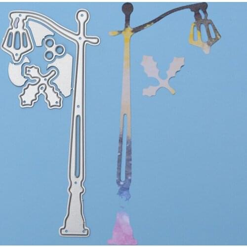 Street lamp lantern Metal Cutting Dies Stencils for DIY Scrapbooking dies Decorative Embossing dies Craft dies Paper Card Making