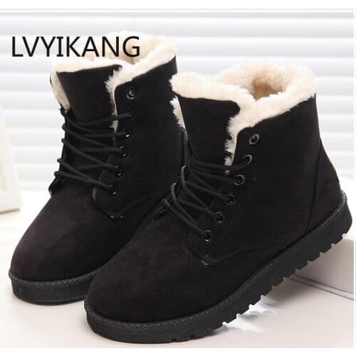 Women Boots Winter Shoes Woman Super Warm Snow Boots Women Ankle Boots For Female Winter Shoes Botas Mujer Plush Booties