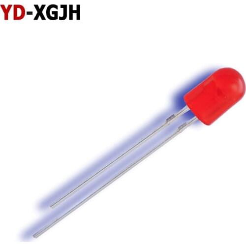 1 set of low-power in-line led lamp beads, bright long feet 546 oval red light-emitting diode LED Stage lights for entertainment