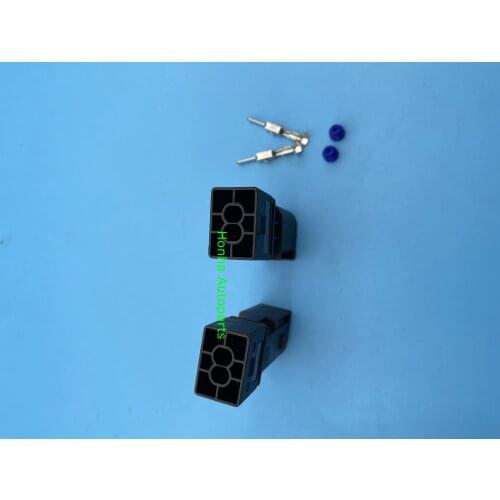 20/50/100 pcs 3-968407-4 Black male Connector Plug with wire or without wire