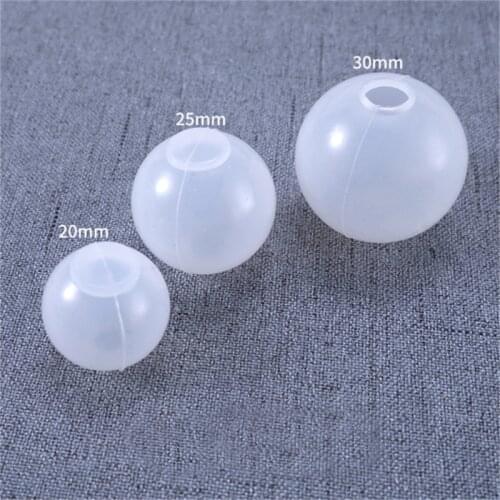 3Pcs Sphere Jewelry Silicone Casting Molds Sets Mixed Size UV Epoxy Resin Molds Tools For DIY Jewelry Making Findings Kits