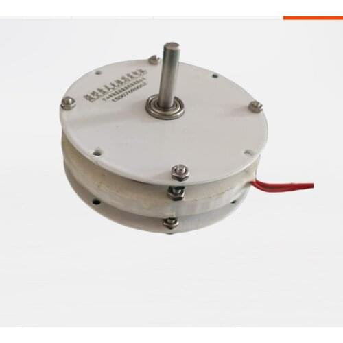 80 Miniature disk type coreless permanent magnet generator High efficiency mini low speed Low resistance DIY Wind water power