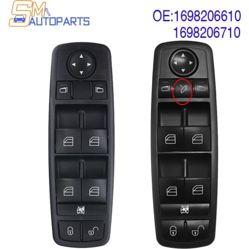 A1698206610 For Mercedes-Benz Electric Power Window Master Switch A B GL M R Class W245 W169 A150 B200 X164 04-2012 1698206610
