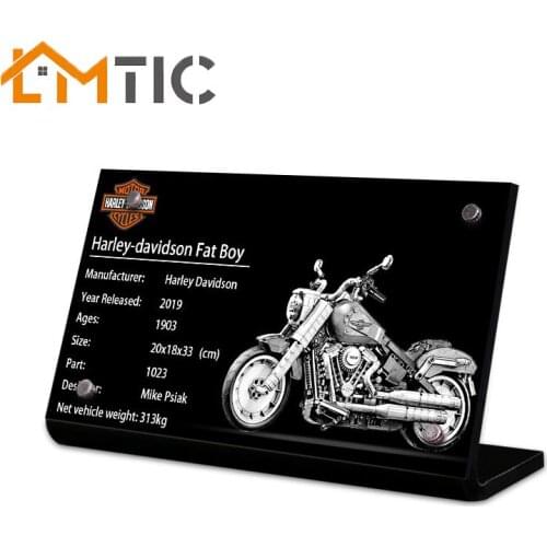 Acrylic Display Stand Brand For Harleyed 10269 Motorcycle Model Building Blocks Childrens Toys Gift(No Block)
