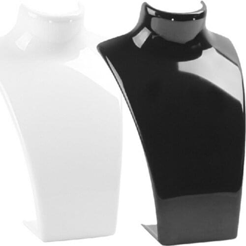 50% Hot Sales Acrylic Mannequin Necklace Earrings Jewelry Display Stand Rack Holder Organizer