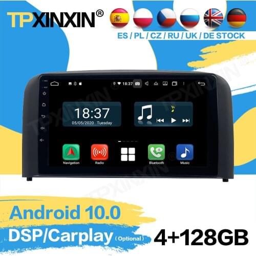 128G 2 Din Car Radio Stereo Receiver Android 10 For VOLVO S80 2009 2010 2011 2012 2013 2014 2015 Player Video Receiver Head Unit