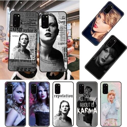 Phone Case For SamSung Galaxy S Note 10 20 7 8 9 Plus Edge E Ultra Lite Black Cover Bumper Art Sex Swizzle Beautiful Taylor