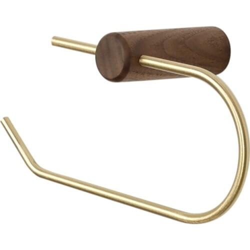 Nordic Bathroom Roll Holder,Wall Hanging Napkin Holder Gold Toilet Paper Towel Holder Kitchen Storage Shelf