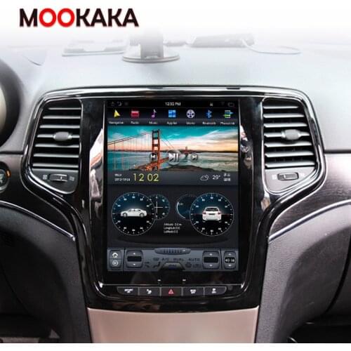 Tesla Screen For JEEP Grand Cherokee 2014 2015 2016 2017 2018 Android Car Multimedia Player Radio Recorder Stereo Head Unit IPS