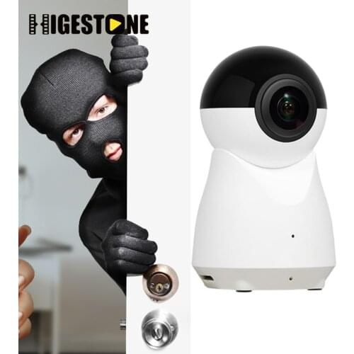 Higestone TF card storage H.265 1080P VR 720 Degree Panoramic WIFI Camera Wireless IP Camera Two Way Audio Home Surveillance APP